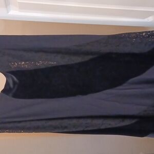 🖤Widow🖤COFFIN DREAMS Maxi Sateen Shear Lace Velvet Patchwork  Swirl Skirt